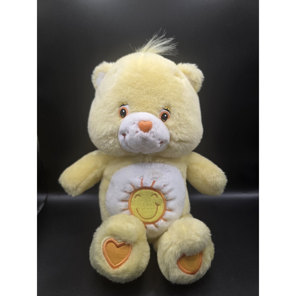 Vtg 2003 Care Bears Funshine Bear Plush Talking WORKS